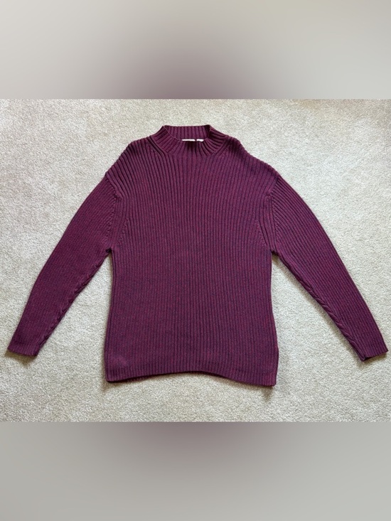 St. John's Bay Other - Men’s St. John's Bay Ribbed Mock Neck Sweater - Maroon
